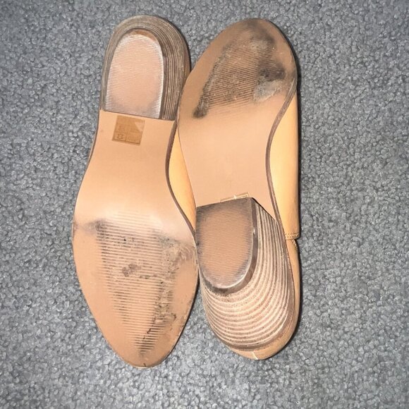 MADEWELL THE GLORIA LEATHER SHOE BOOT BOOTIE IN DESERT CAMEL - EUC - SIZE 7 - Picture 10 of 10